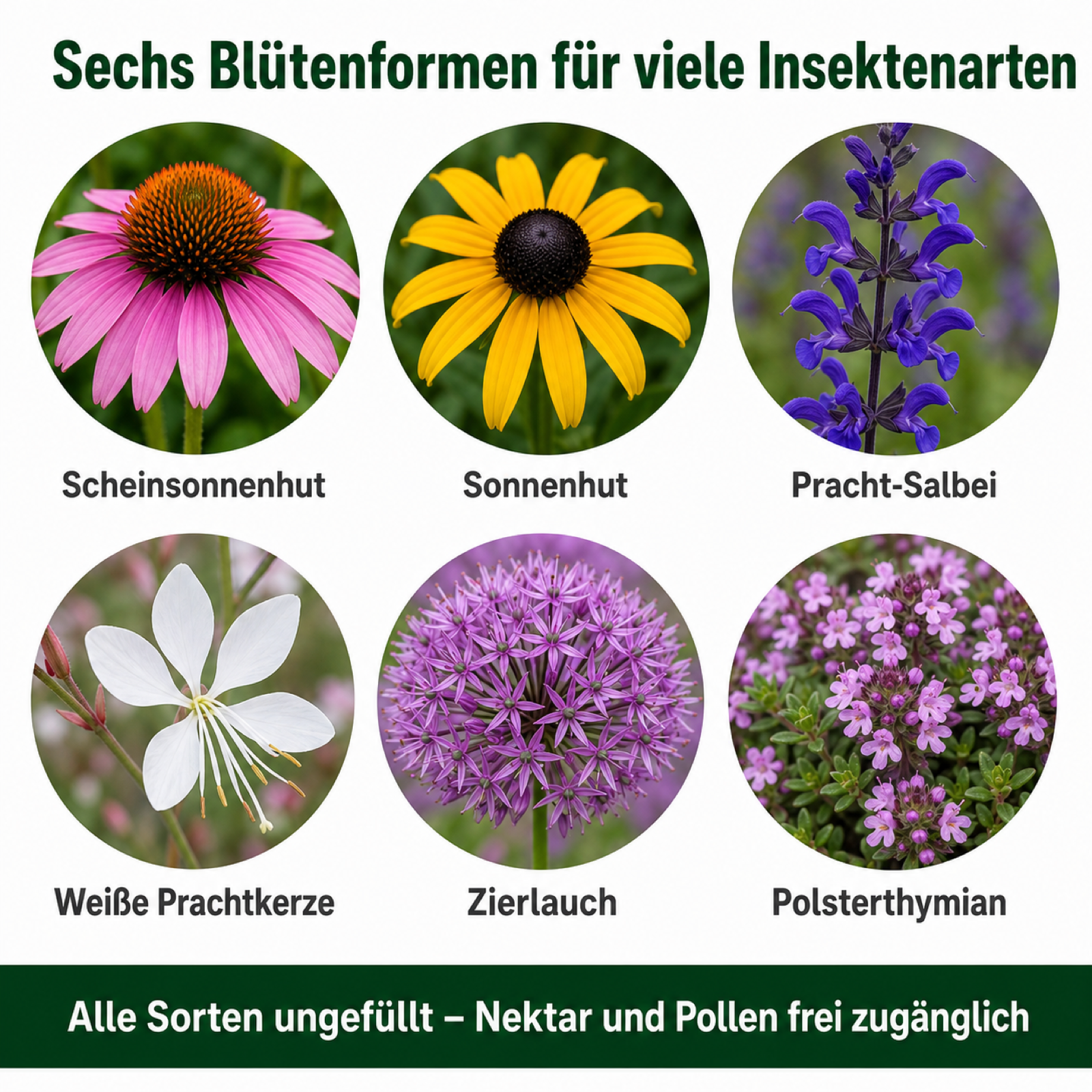 Bienenbeet-Set – 17 Stauden für Sonne & Insekten