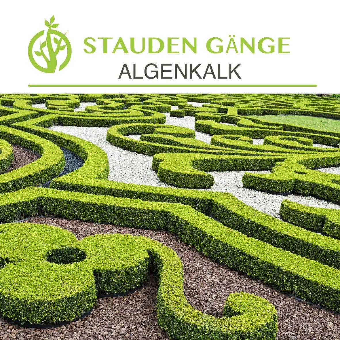Stauden Gänge Algenkalk Pulver 2,5kg im Eimer, aus 100% reinen Meeresalgen, für Pflanzenpflege und Bodenverbesserung