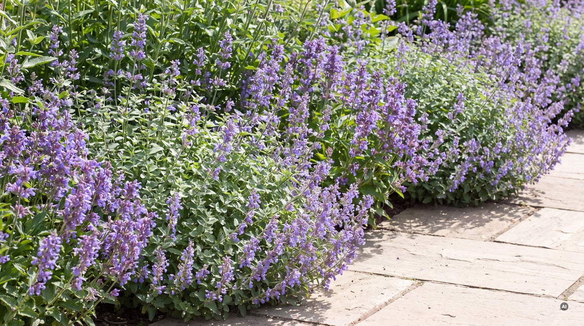 Katzenminze Nepeta in voller Blüte