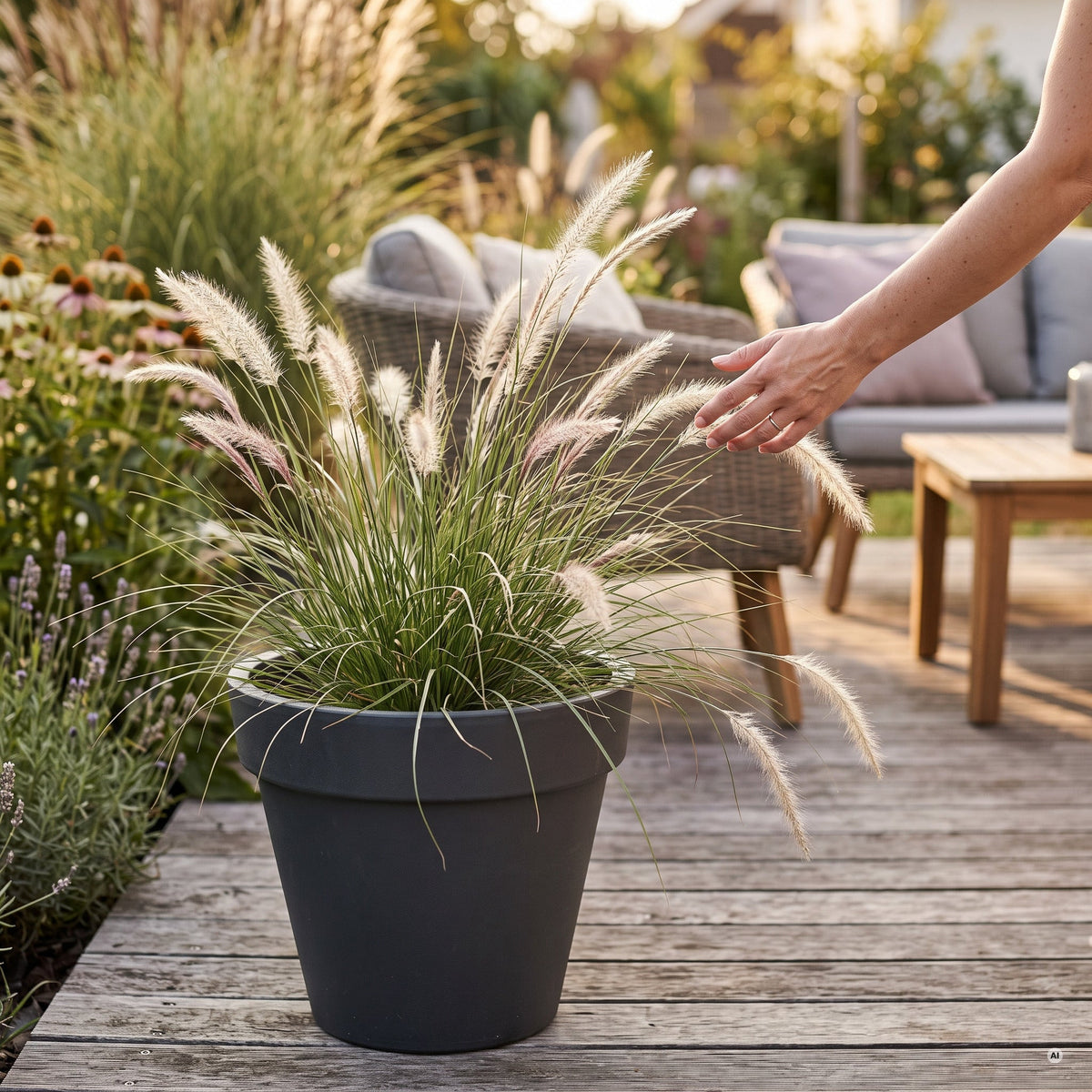Pennisetum 'Fairy Tails' / Federborstengras