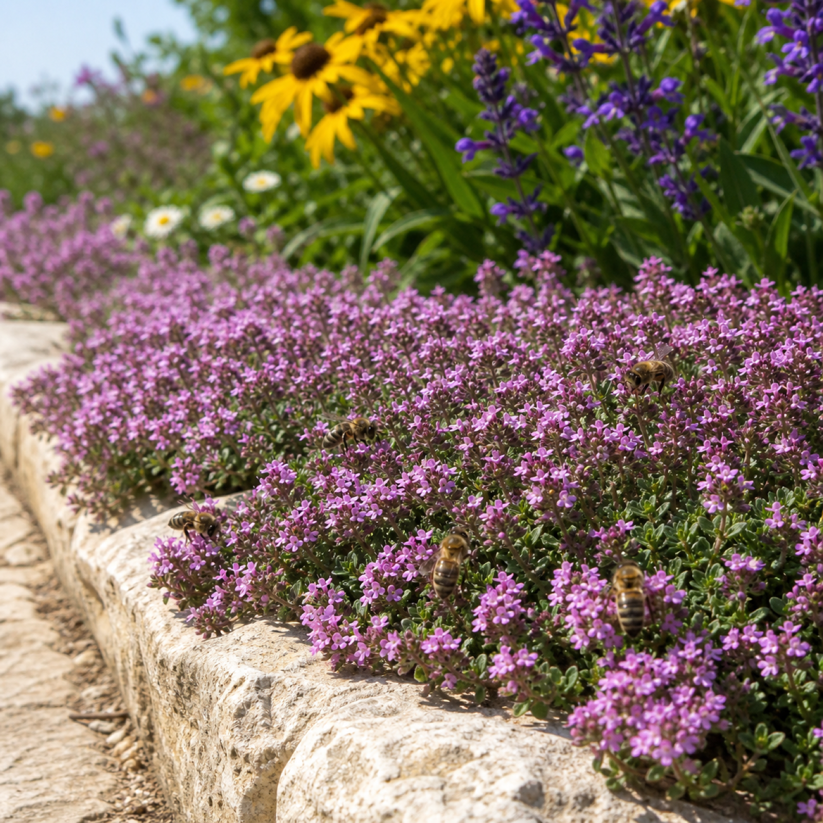 Bienenbeet-Set – 17 Stauden für Sonne & Insekten
