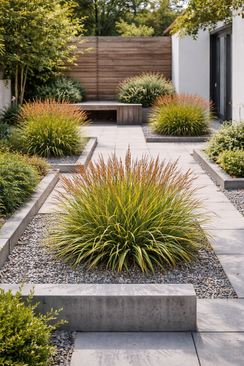 Calamagrostis splendens ‚Cheju-Do‘ / niedriges Reitgras