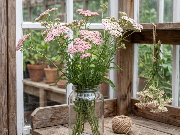Strauß aus 'Appleblossom' im Weckglas