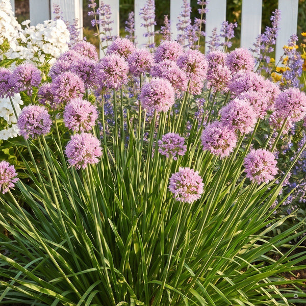 Blütenkugeln von 'Summer Beauty' aus der Nähe