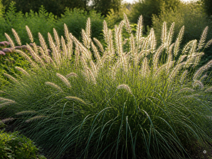 Pennisetum 'Fairy Tails' im Hauptflor mit zahlreichen Ähren