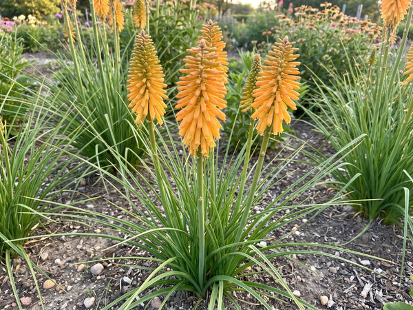 Kniphofia 'Mango Popsicle' in Mango-Orange