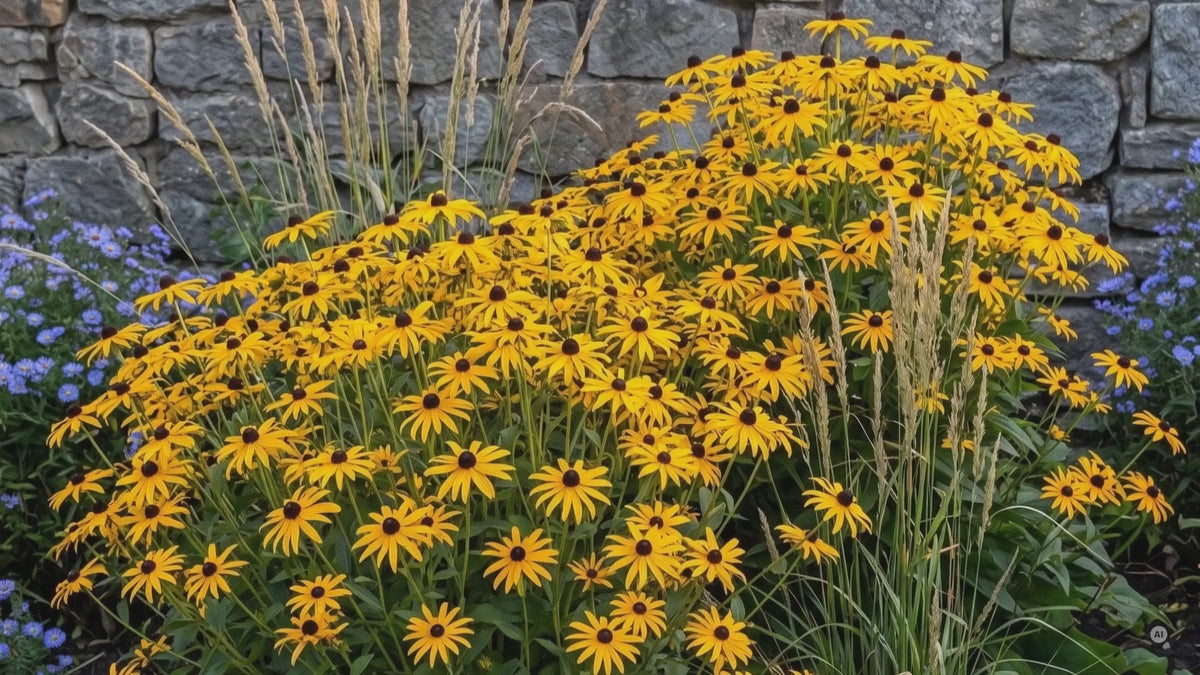 Sonnenhut 'Goldsturm' und 4er Sommerstauden-Kollektion im Garten