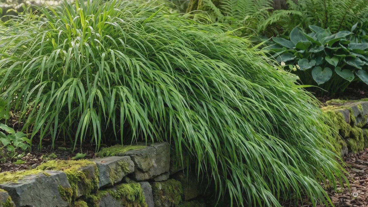 Japanisches Berggras – sechs Sorten für Halbschatten und Schatten im Garten