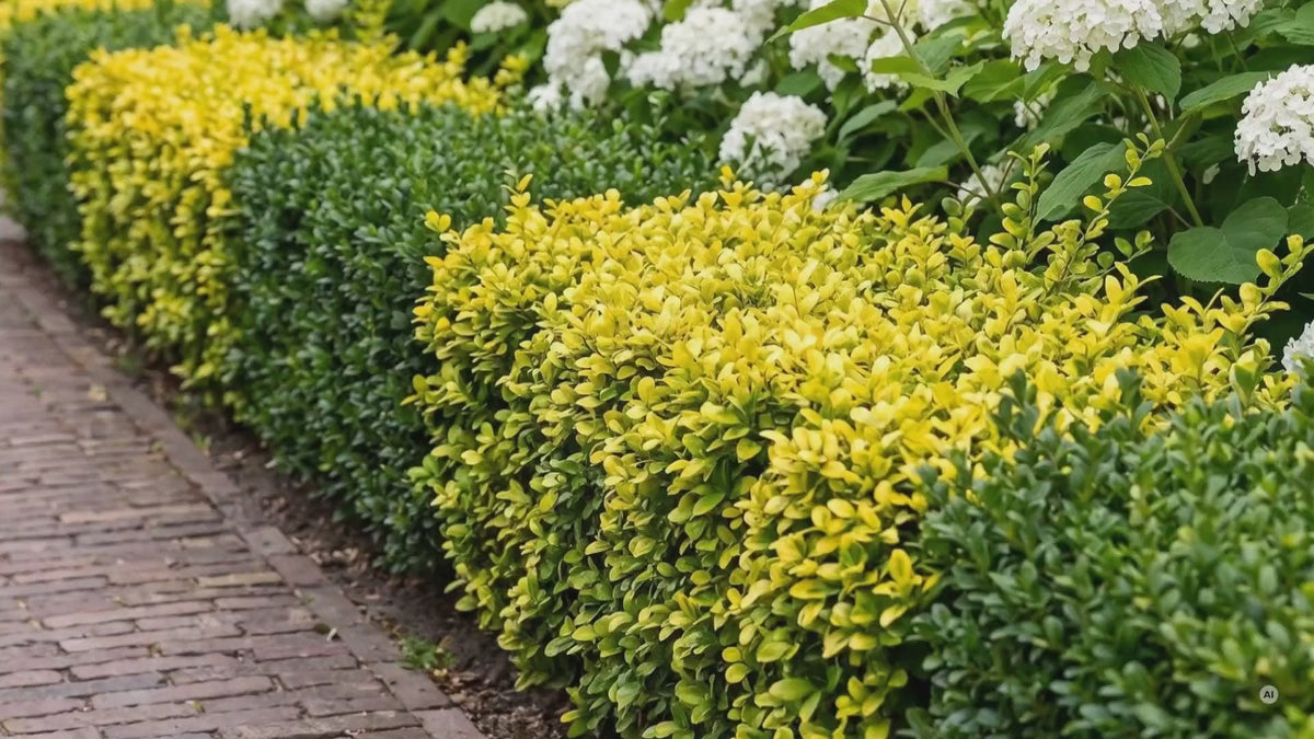 Japanische Stechpalme – acht Sorten Ilex als Hecke und Einfassung: Caroline Upright, Kanehirae, Green Hedge, Convexa, Glory Gem, Golden Gem, Convexed Gold und Stokes