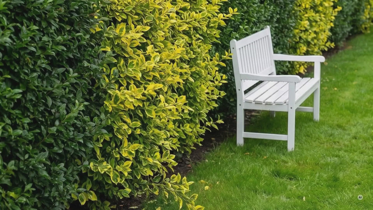 Liguster – sieben Sorten als Hecke: Ovalblättriger, Goldliguster, Weißbunter, Green Diamond, Schwarzgrüner, Buschiger und Glänzender Liguster mit Heckenhöhe und Frosthärte